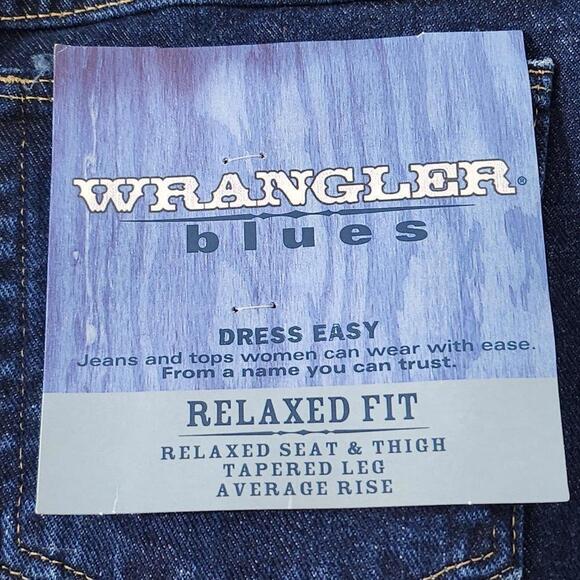 2/$30 Wrangler Blues Relaxed Fit Denim Jeans Size 12 | Casual Everyday Style - Picture 8 of 9